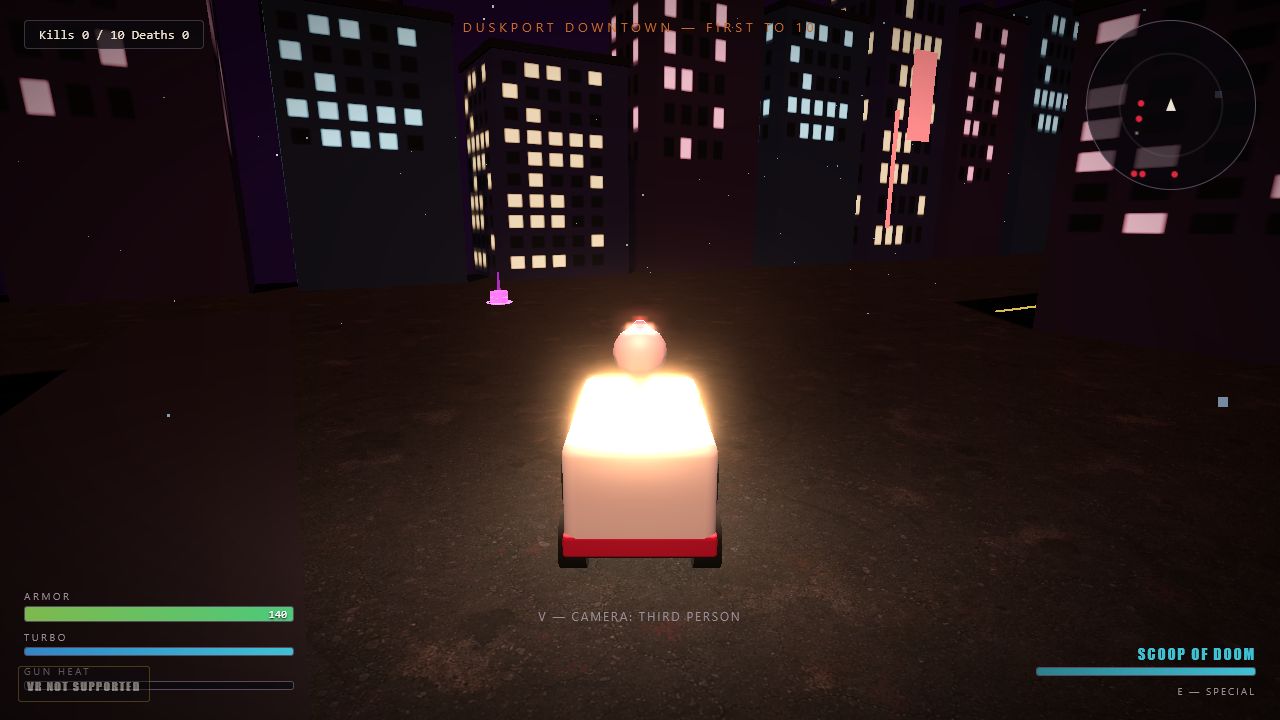 Live Steel Carnival combat in Duskport Downtown